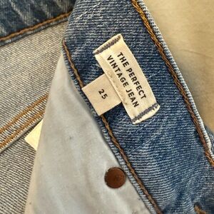 Madewell Blue Straight Jeans Classic Denim